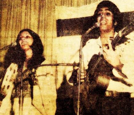Ilana & Palti in London, 1974
