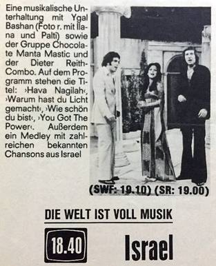 Die Welt ist voll Musik, 1977